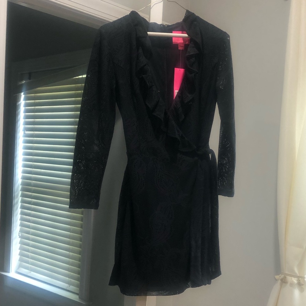 Lilly Pulitzer black  romper dress